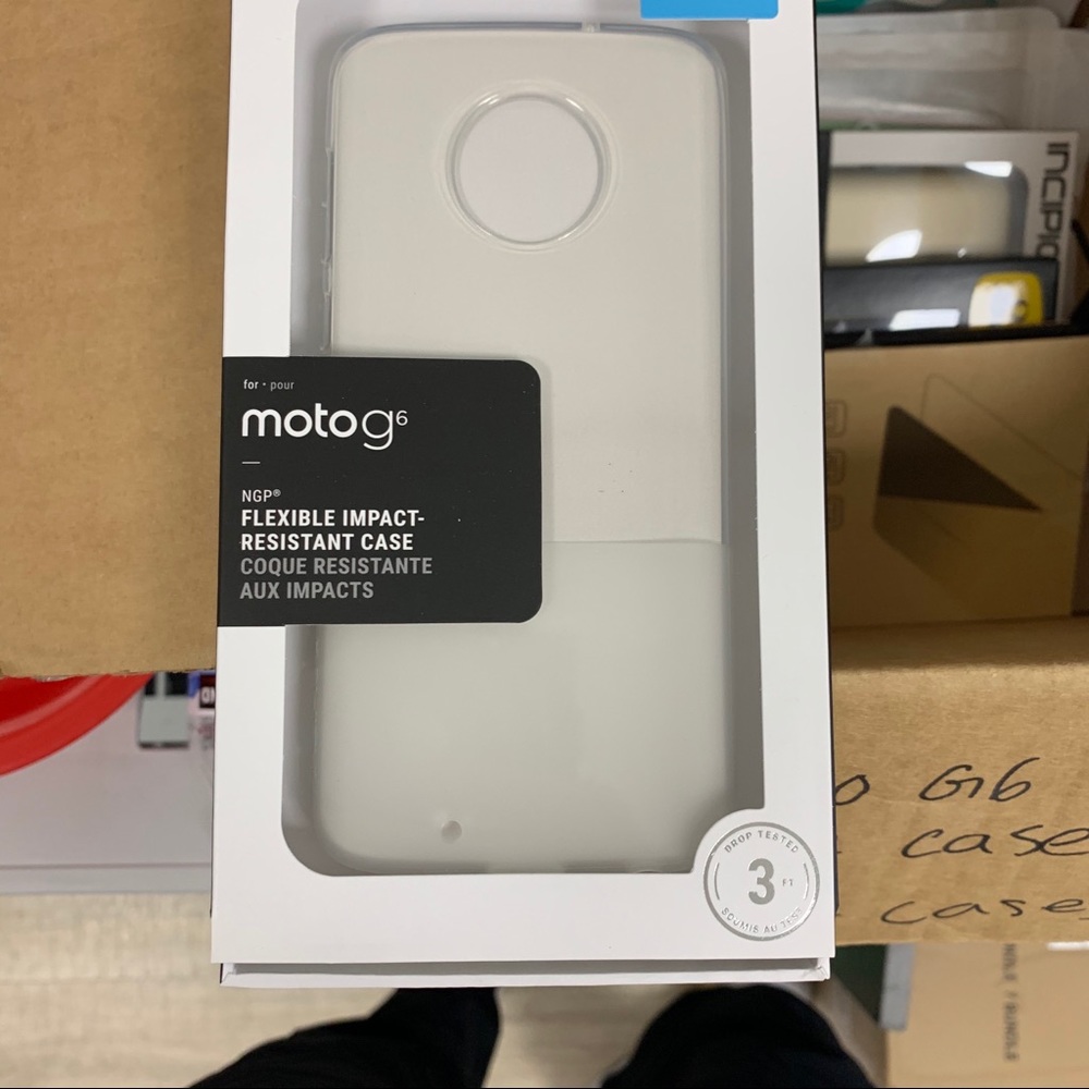 Clear case Motorola G6 phone case